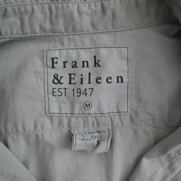 Frank & Eileen Lightweight Eileen Button Front Top | M - Picture 3 of 6